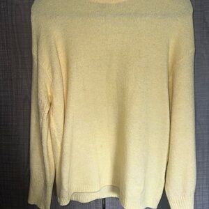 H&M Soft Yellow Crew Neck Sweater